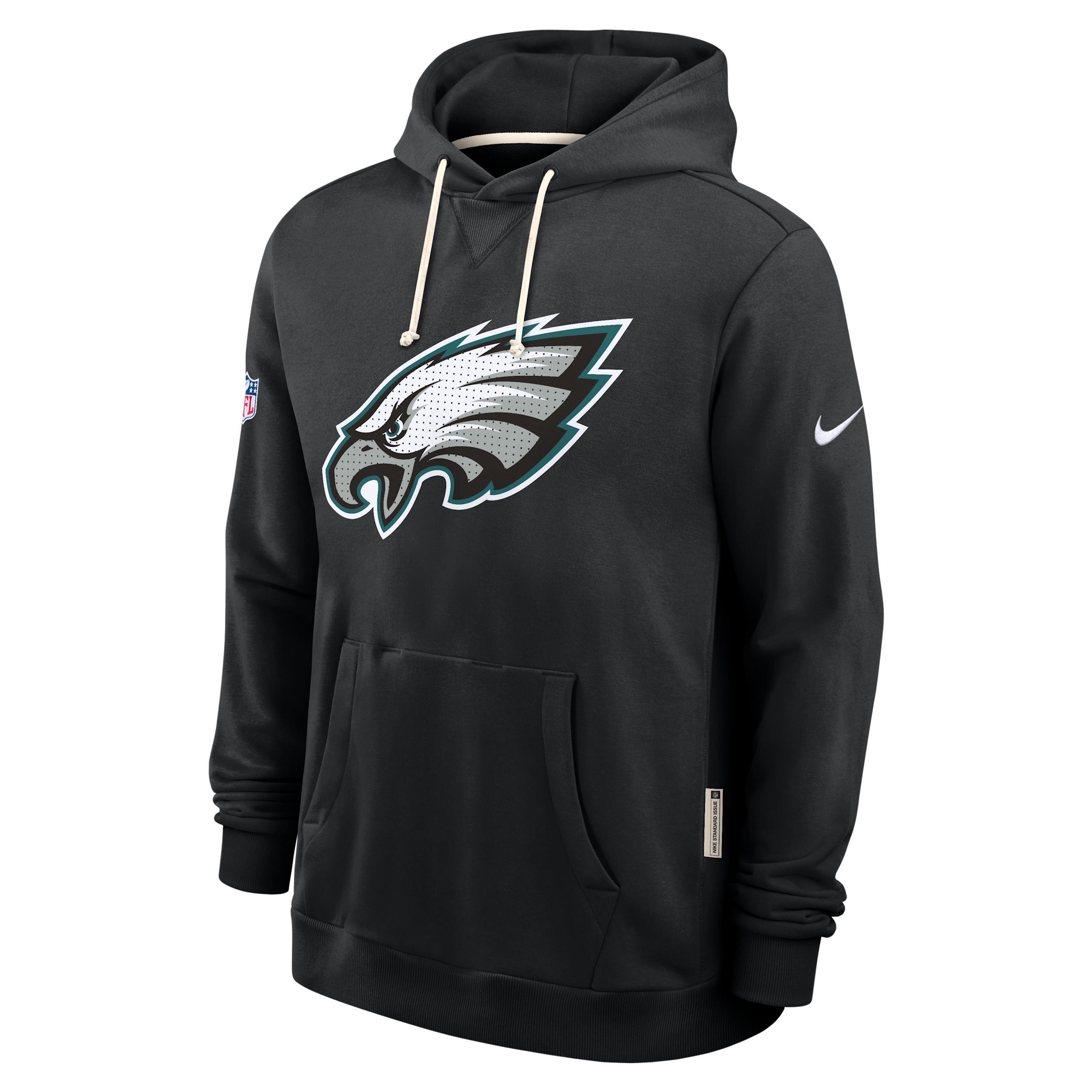 Philadelphia Eagles Initial Home Sideline Men's Nike Dri-FIT NFL Pullover Hoodie Product Image