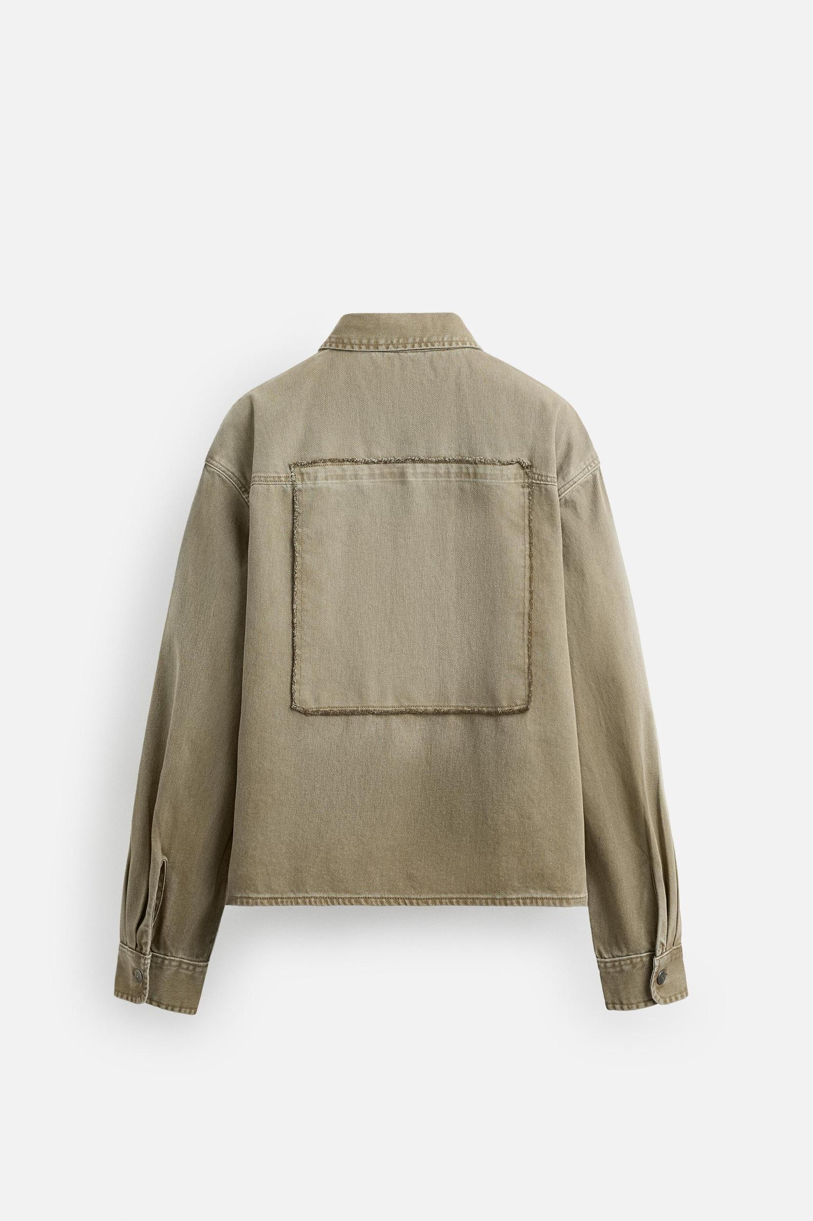 RELAXED FIT PATCH OVERSHIRT Product Image