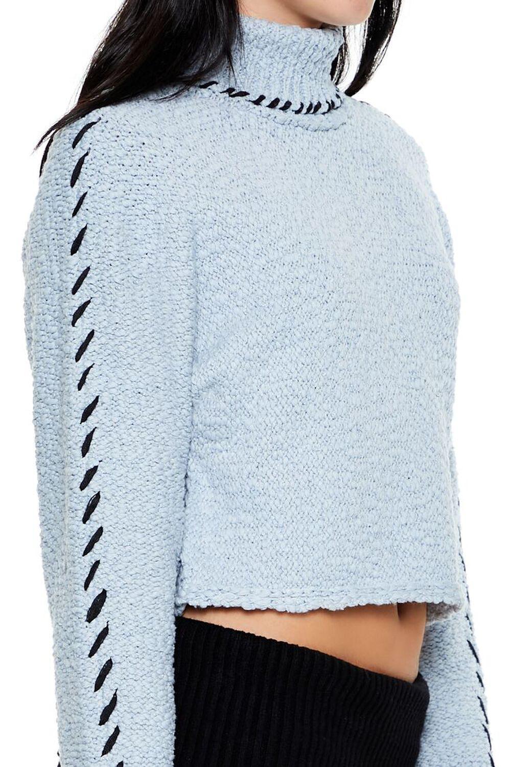 Whipstitched Turtleneck Sweater | Forever 21 Product Image