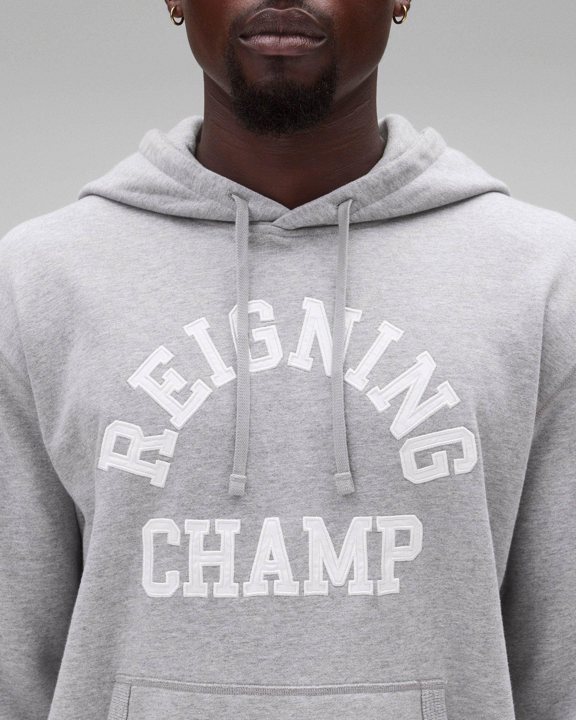 Midweight Terry Arch Logo Standard Hoodie Male Product Image