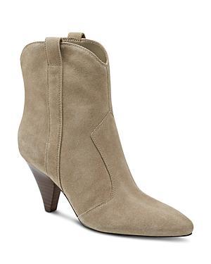 Womens Carissa 62MM Suede Tapered-Heel Ankle Boots Product Image
