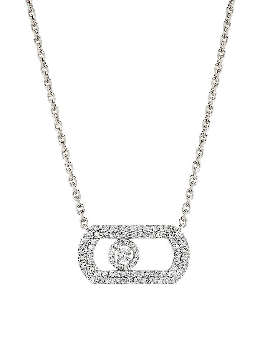 Womens So Move 18K Gold & 0.65 TCW Diamond Pendant Necklace Product Image
