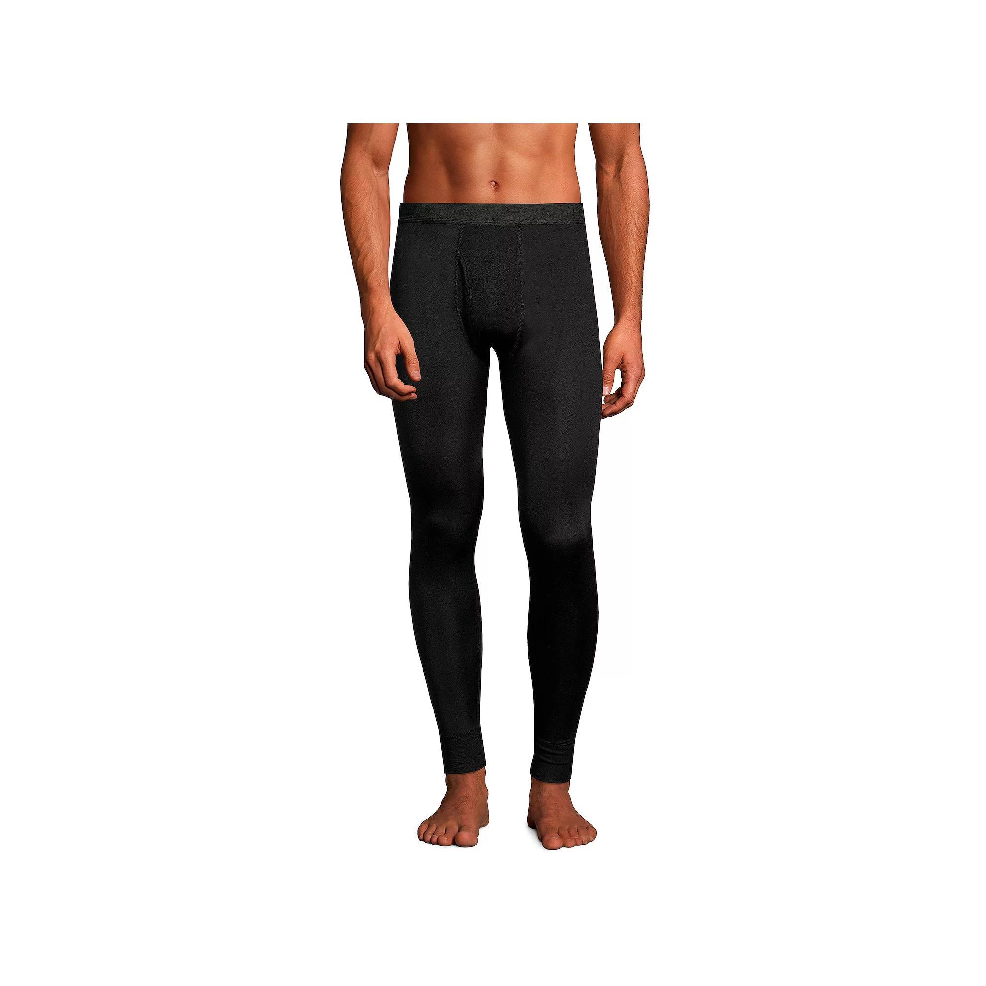 Big & Tall Lands End Silk Long Underwear Pants, Mens Product Image