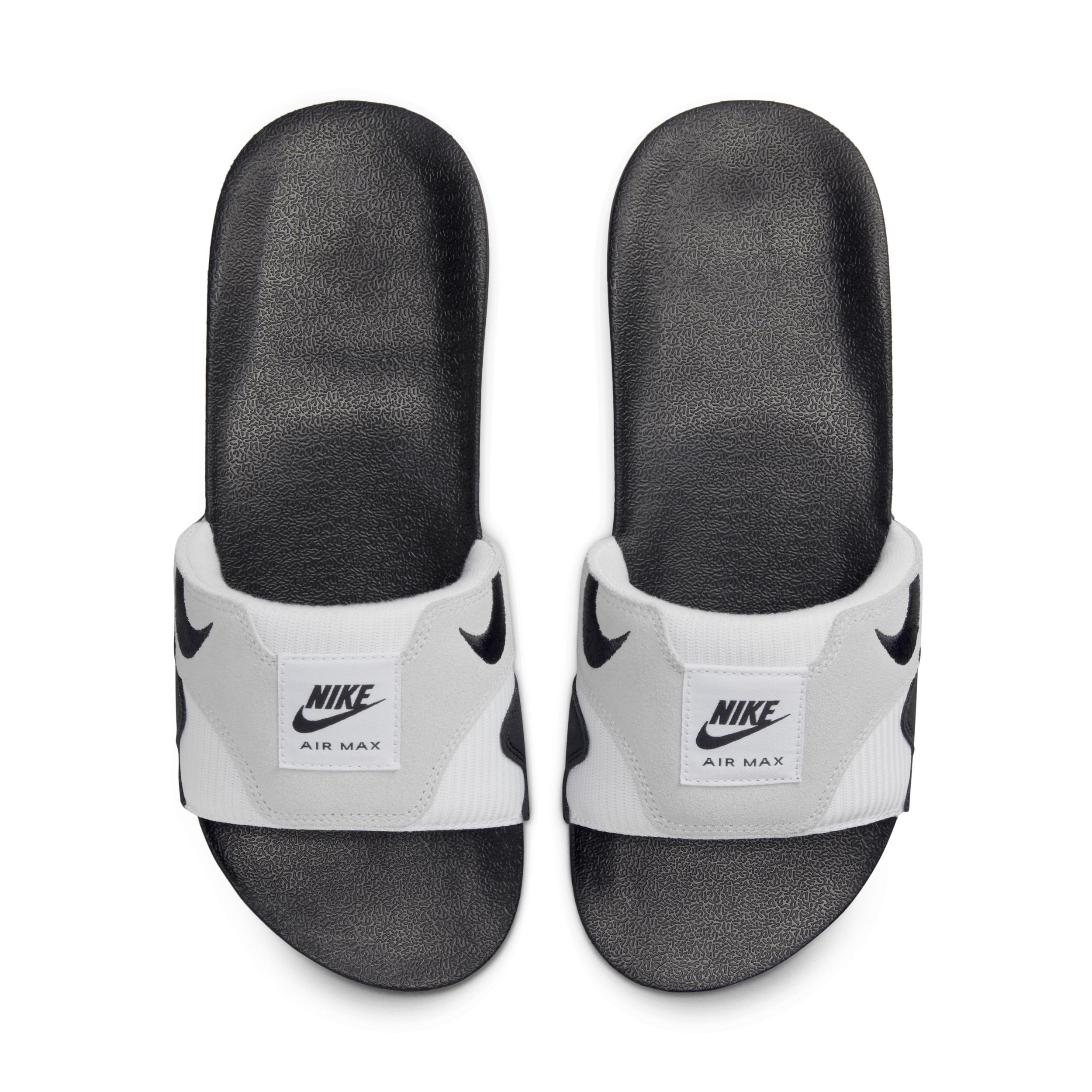 Nike Mens Air Max 1 Slide - Shoes Neutral Grey/White/Black Product Image