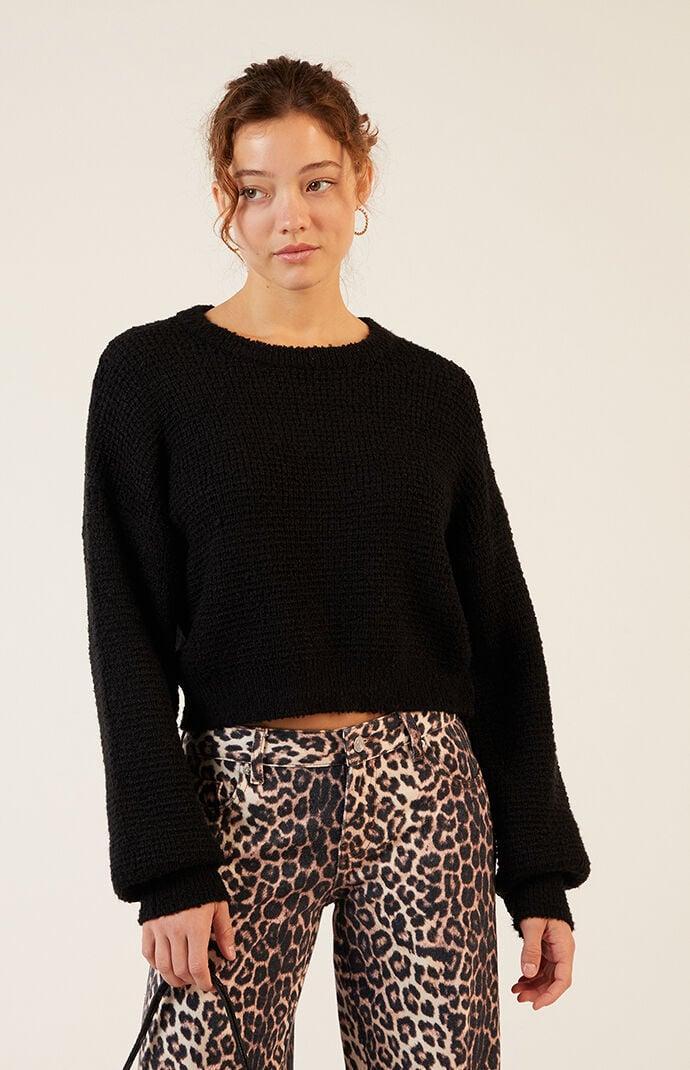 Women's Snug Waffle Knit Sweater Product Image