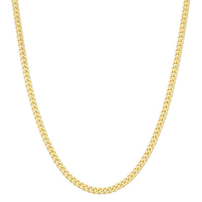 Jordan Blue Sterling Silver Adjustable Curb Chain Necklace, Women's, Size: 22", Grey Product Image