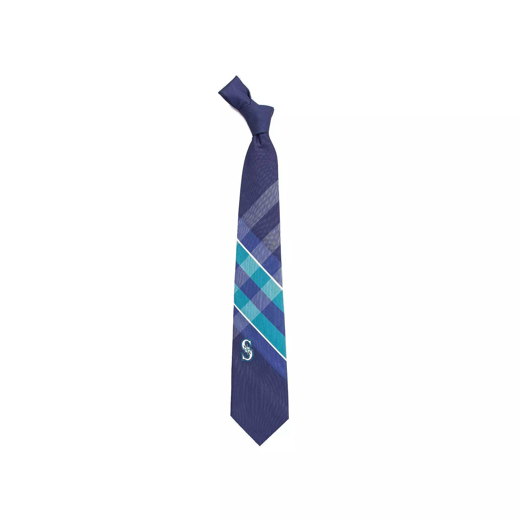 Men's Seattle Mariners Grid Skinny Tie, Team Product Image