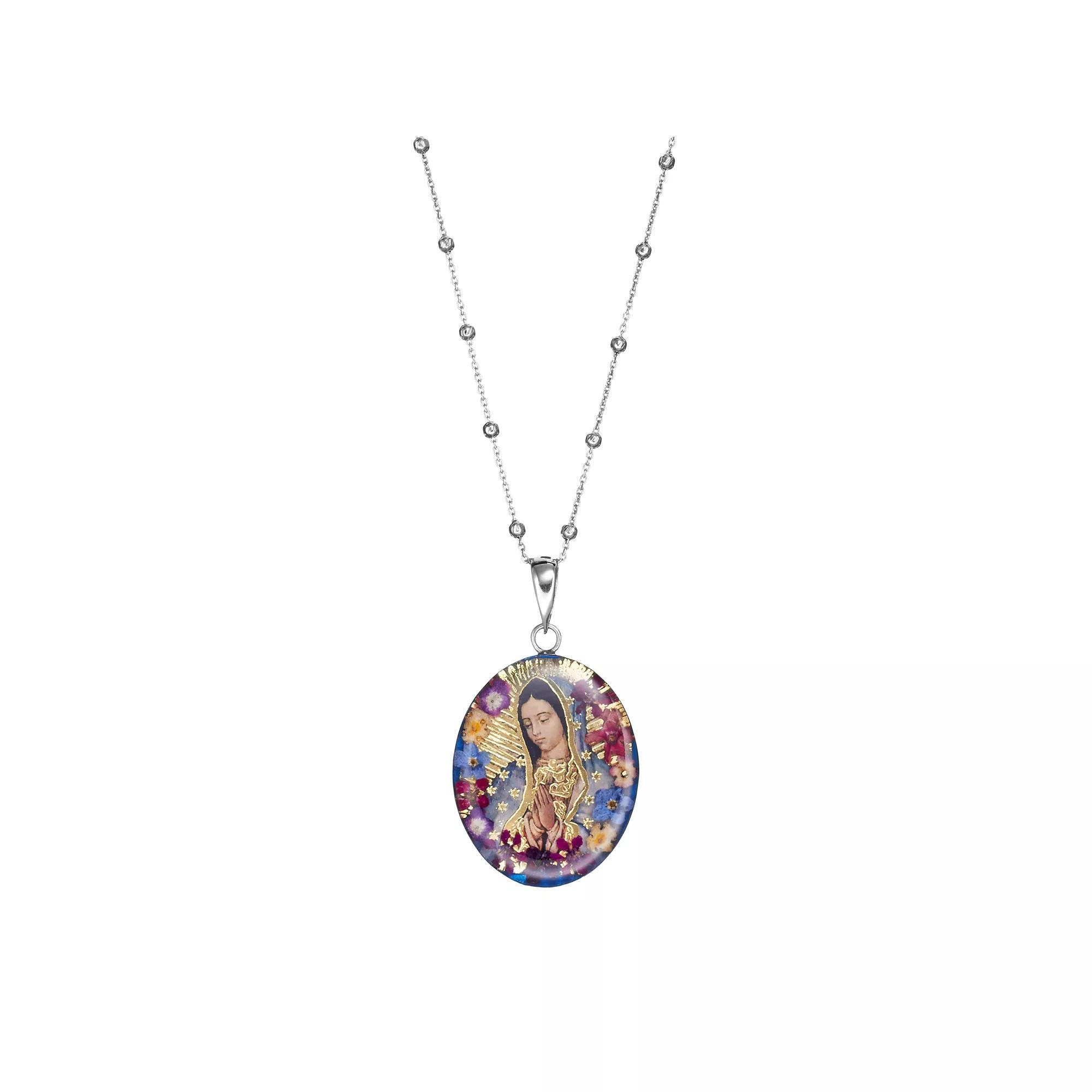 Fine Jewelry Oval Pendant Necklace Sterling Product Image