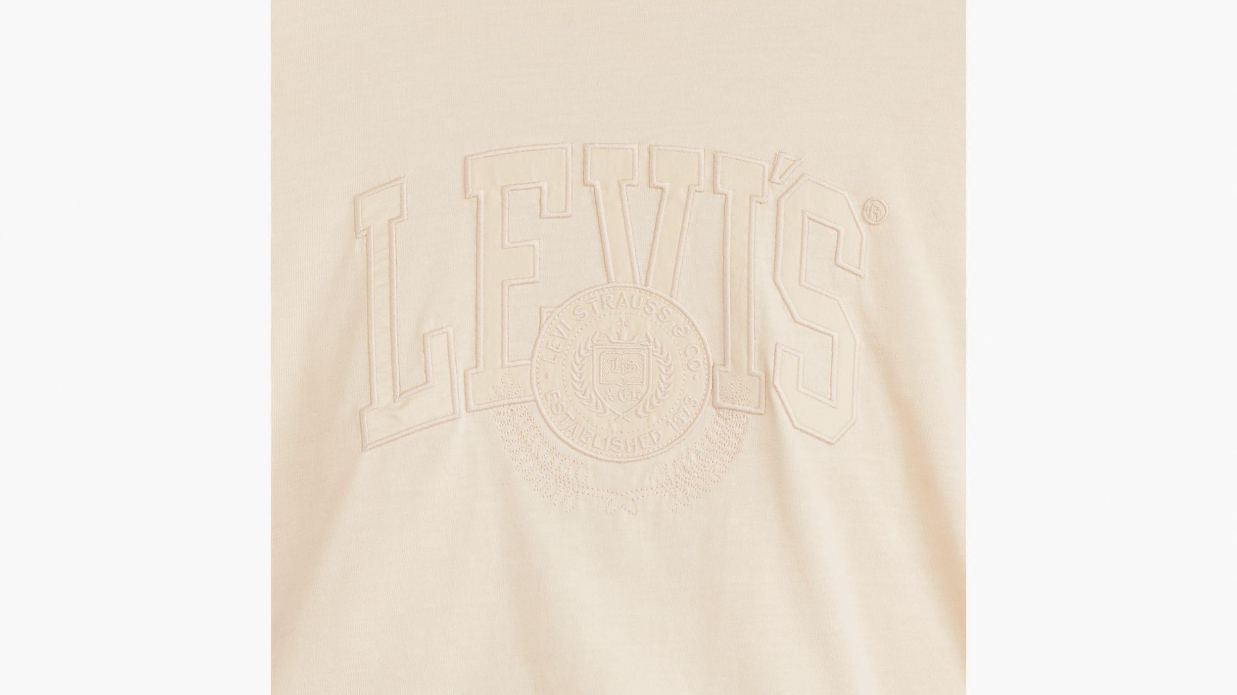Cropped Long Sleeve Football T-Shirt Product Image