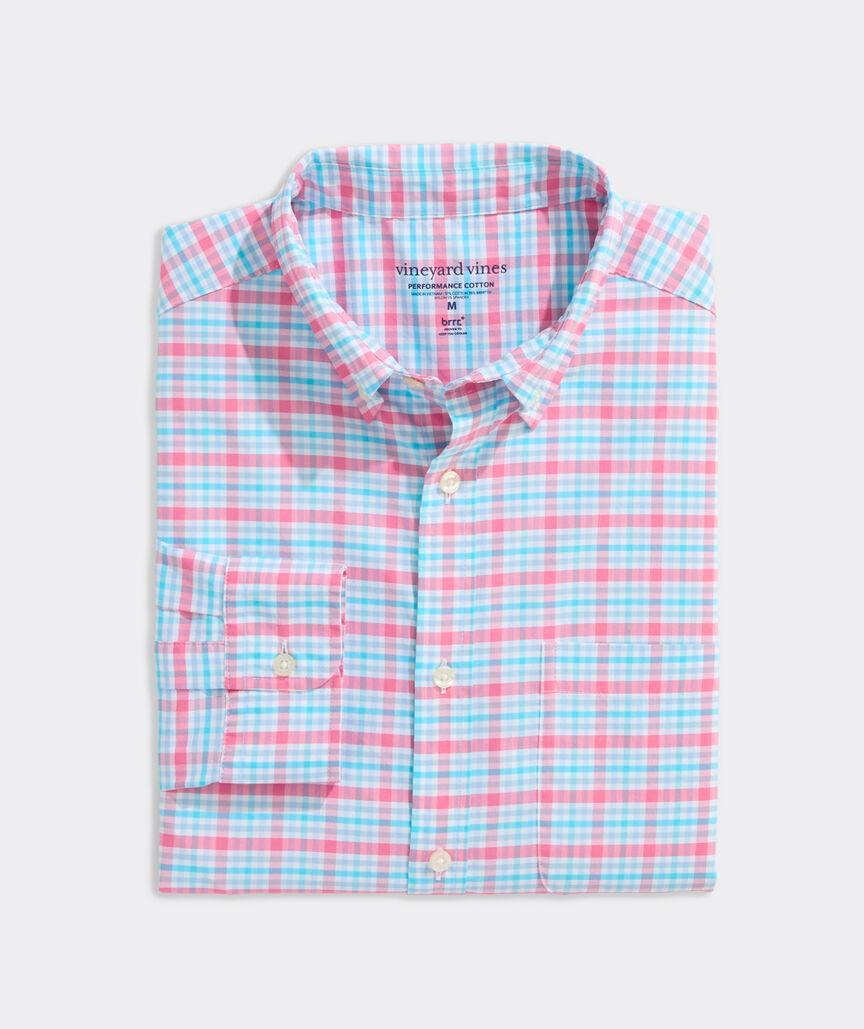 Bellamy Plaid Performance Cotton Shirt Product Image
