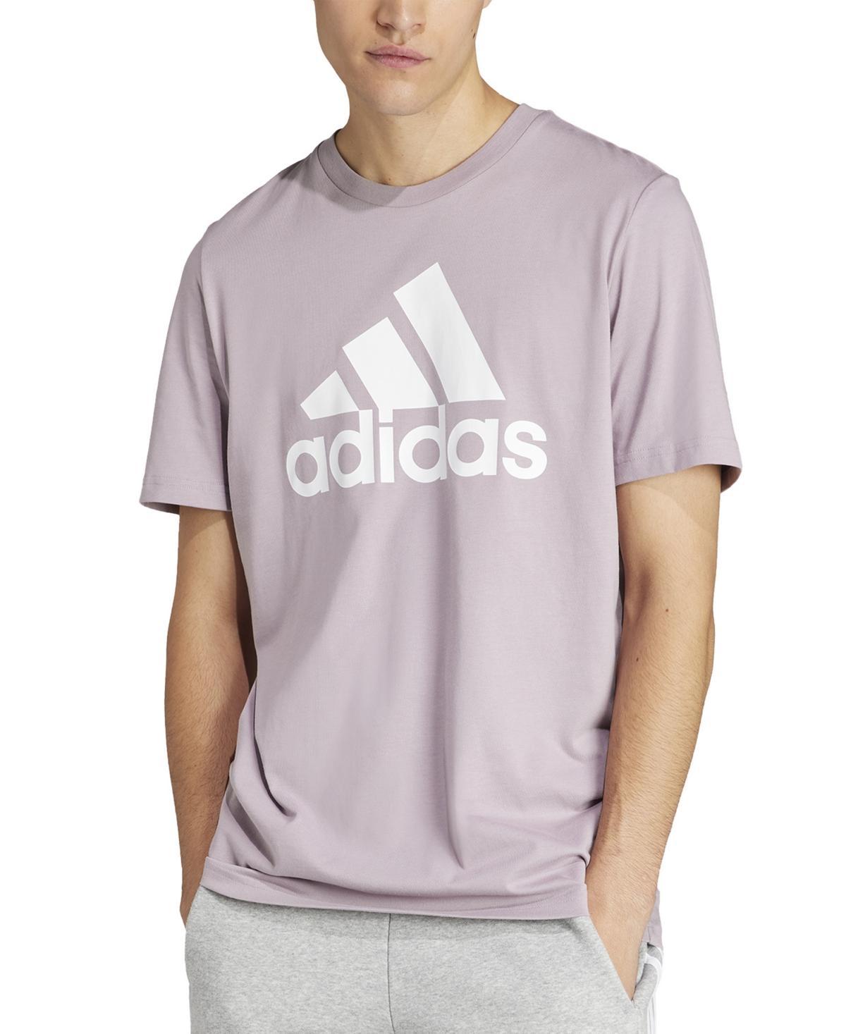 Mens adidas Classic Badge of Sport Tee Better Red Product Image