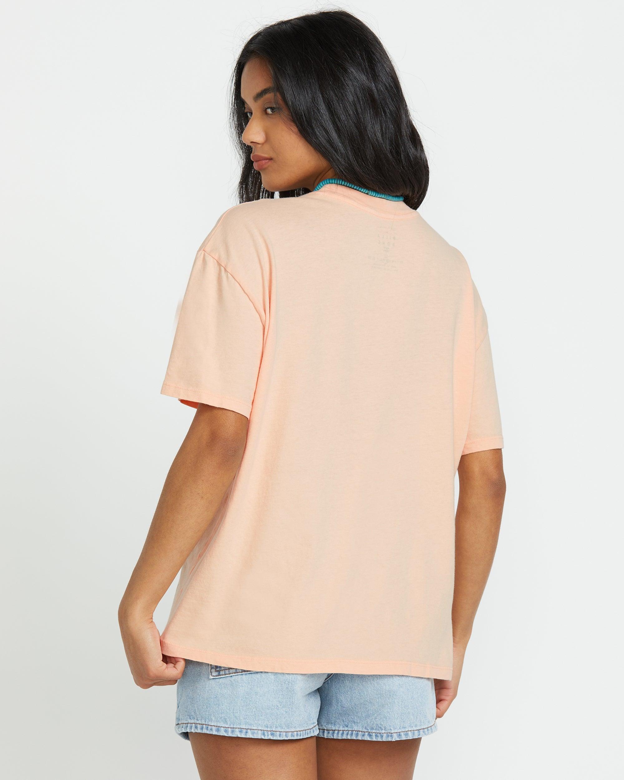 In The Balance Short Sleeve Tee - Soft Peach Female Product Image
