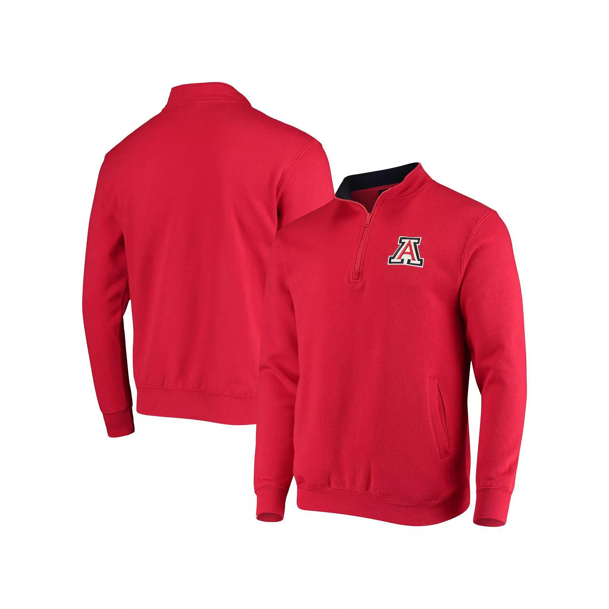 Men's Colosseum Red Arizona Wildcats Tortugas Logo Quarter-Zip Jacket, Size: 3XL Product Image