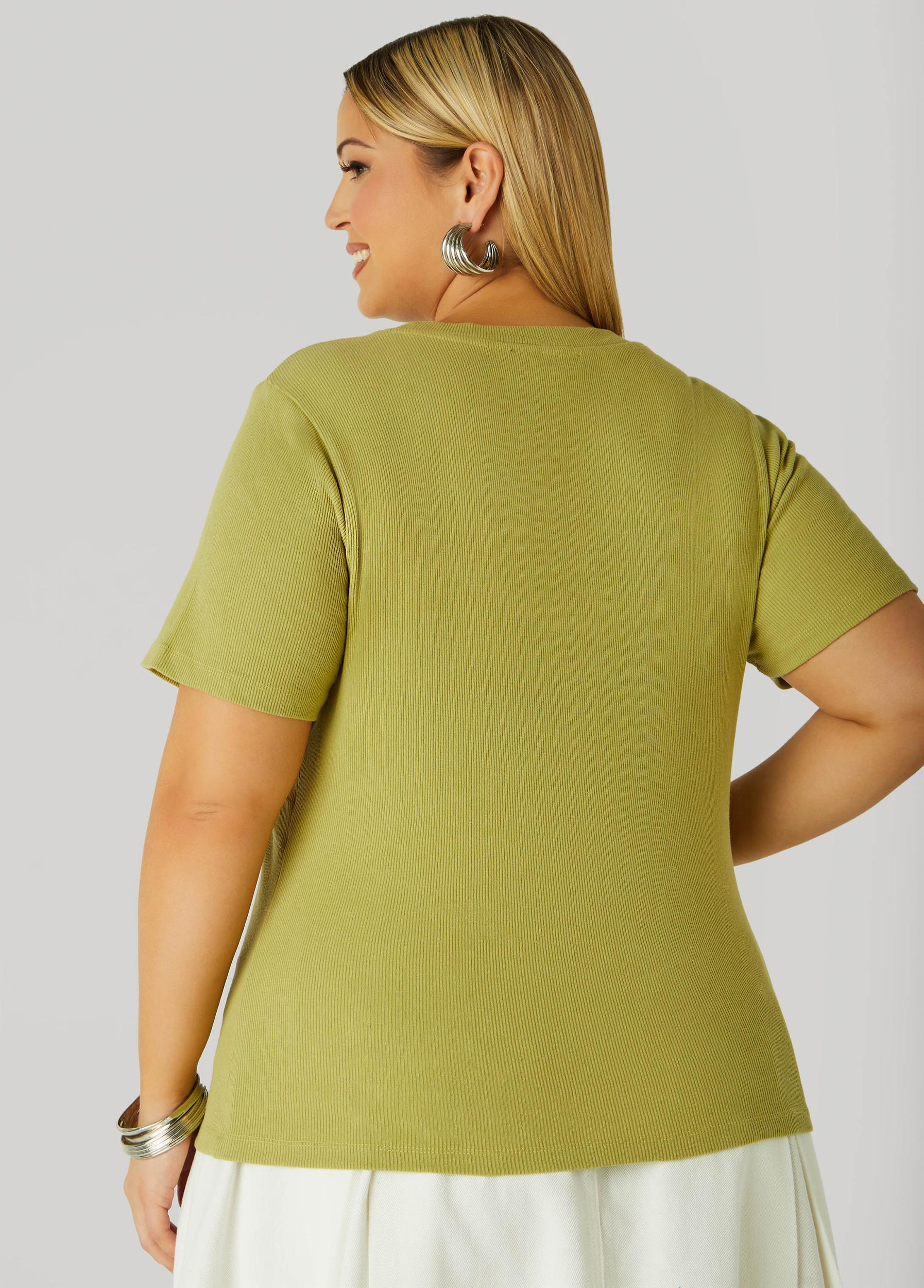 Cutout Ribbed Top Product Image