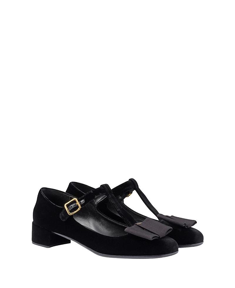 Prada Womens Velvet Pumps Product Image