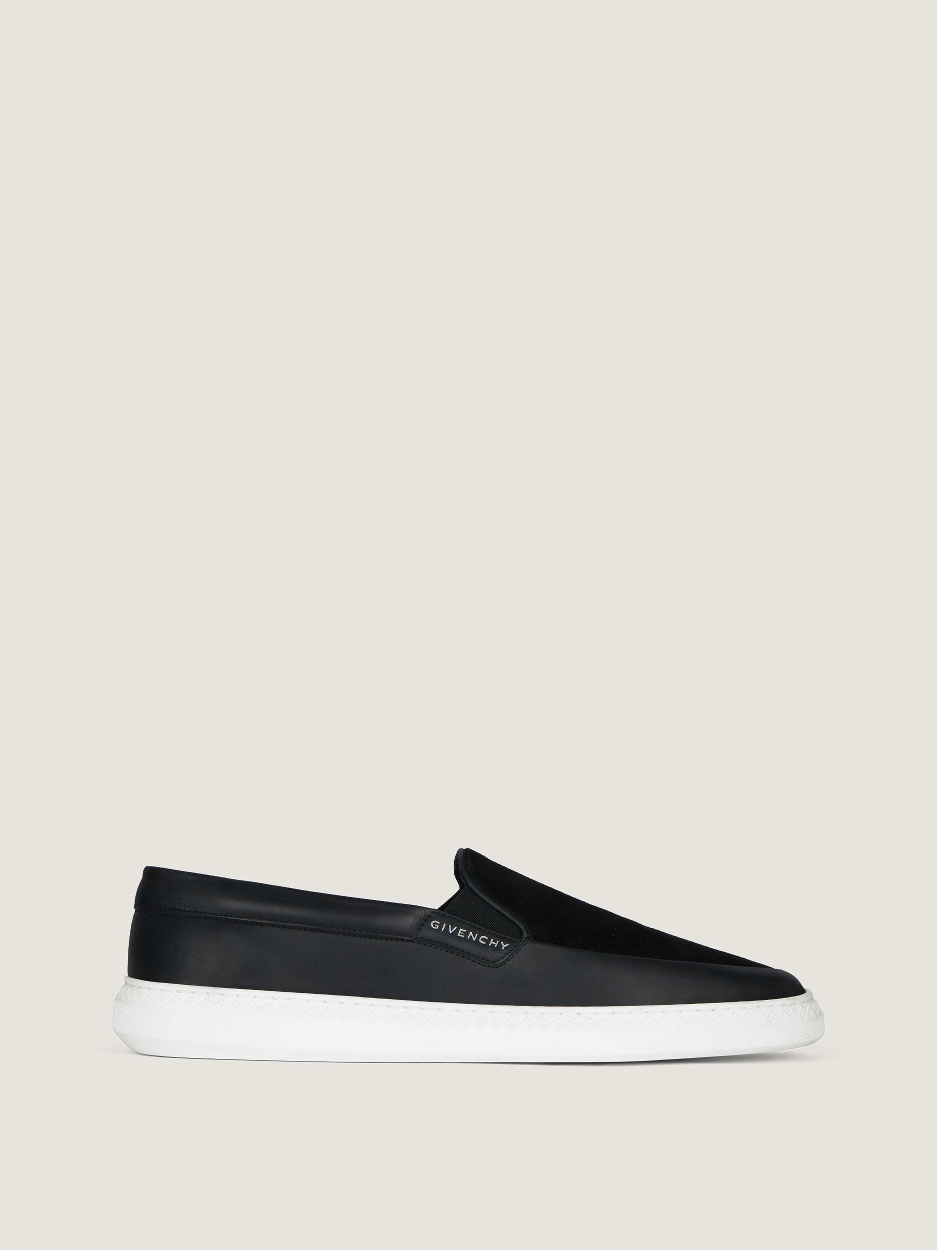 G Set sneakers in leather and perforated suede Product Image