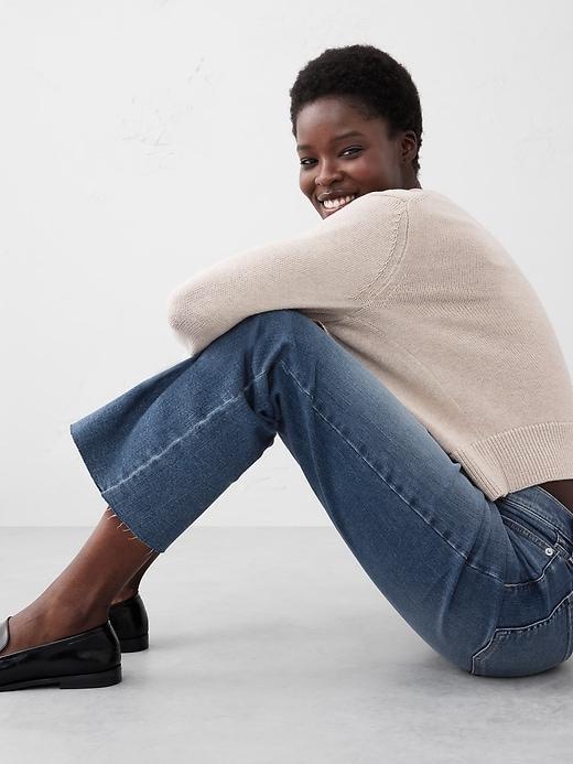 High-Rise Bootcut Cropped Jean Product Image