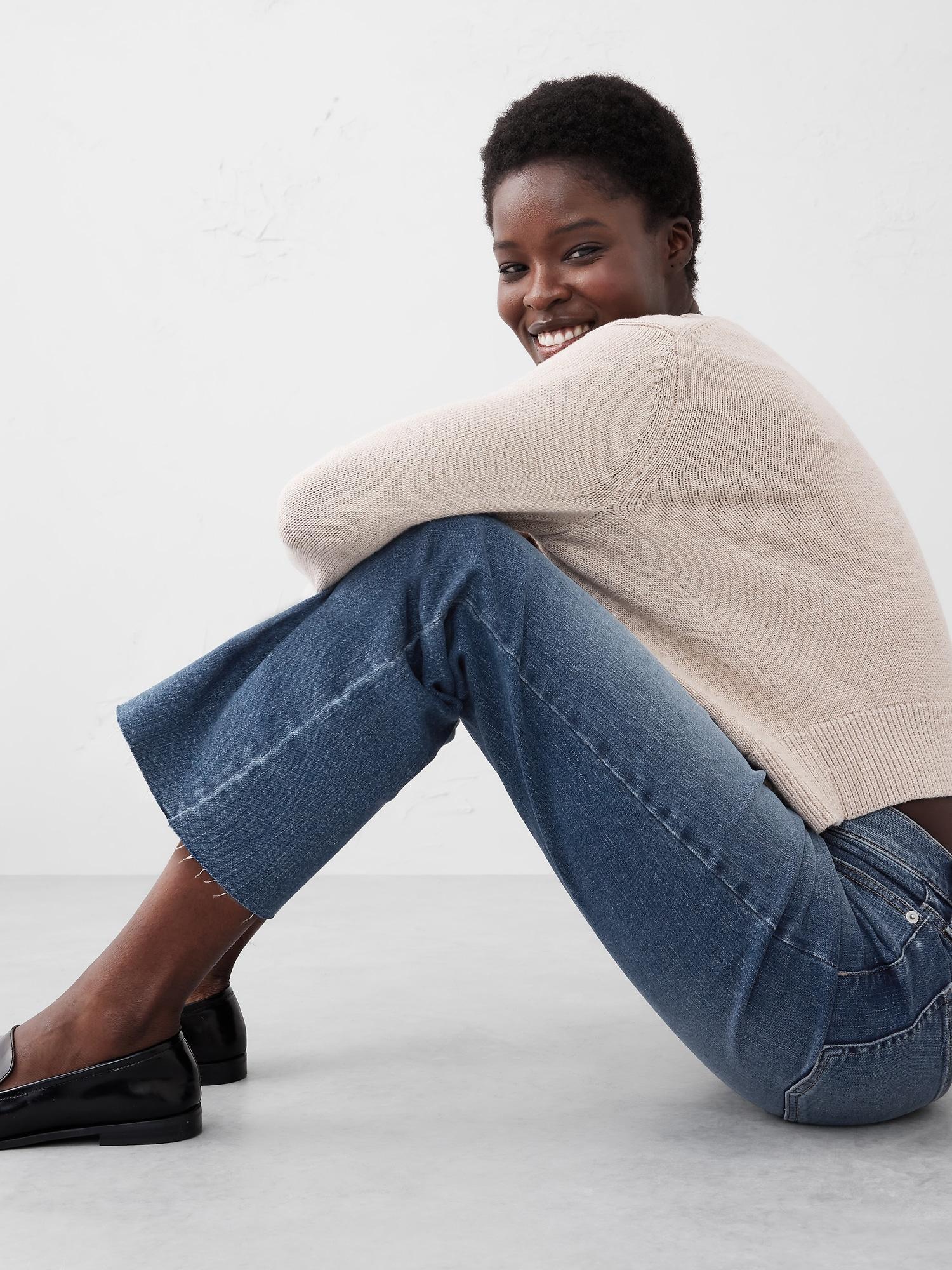 High-Rise Bootcut Cropped Jean Product Image