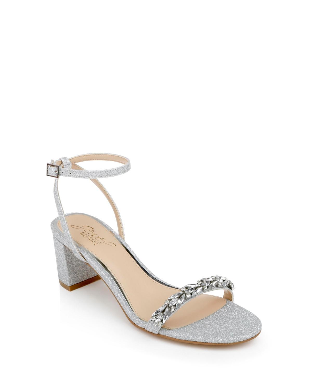 Jewel Badgley Mischka Womens Danni Block Heel Evening Sandals Product Image