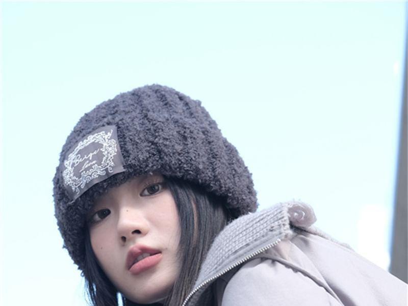 Applique Knit Beanie Product Image