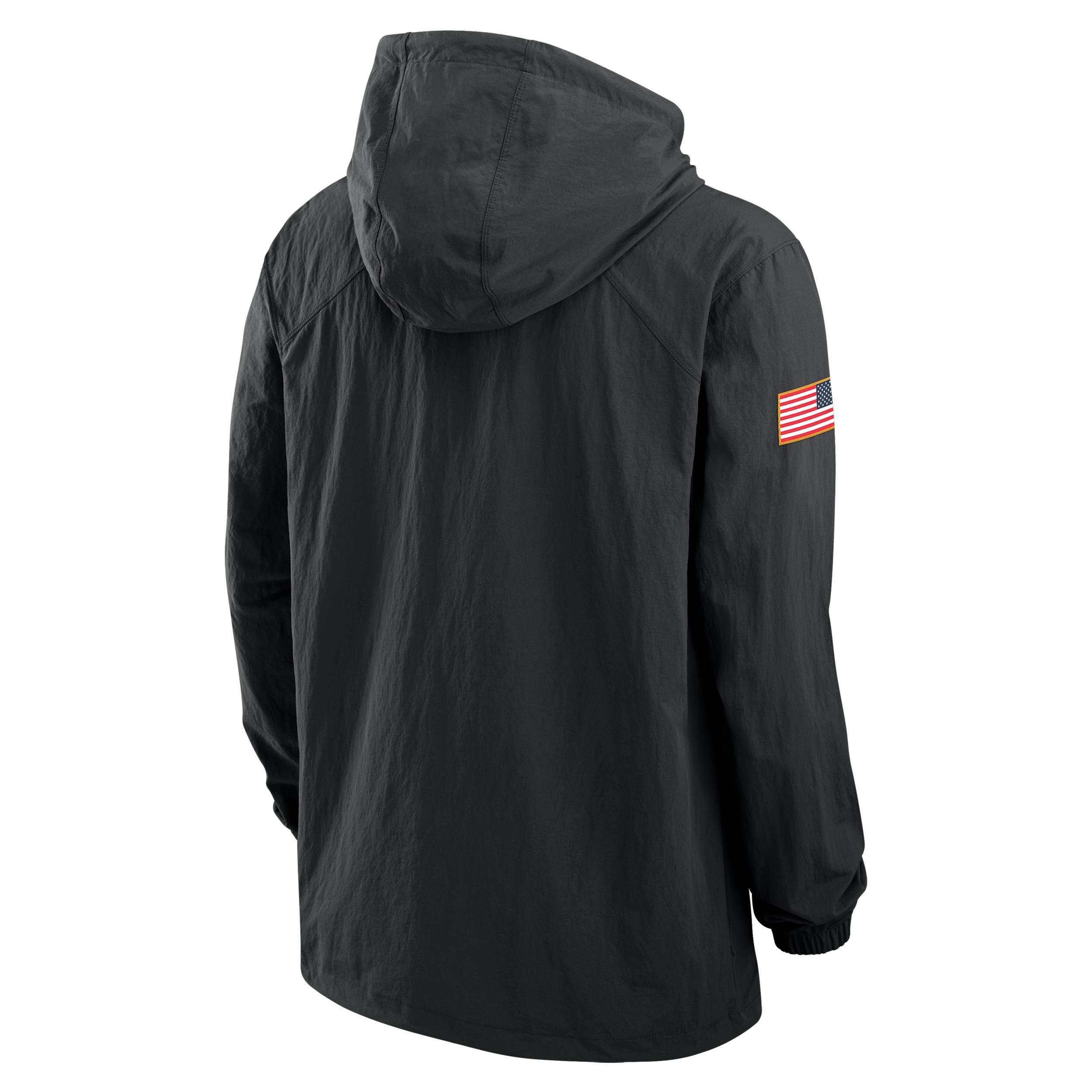 Florida State Men's Nike Full-Snap Hooded Military Jacket Product Image