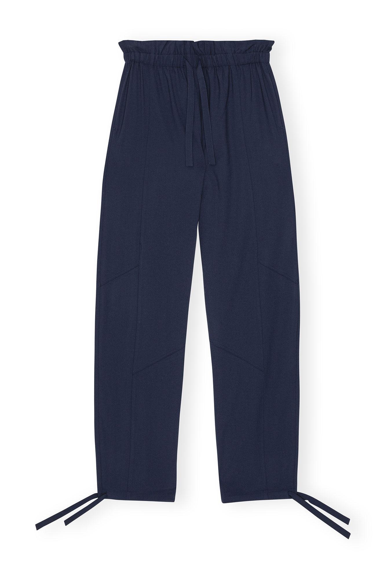 Blue Light Elasticated Waist Pants Product Image