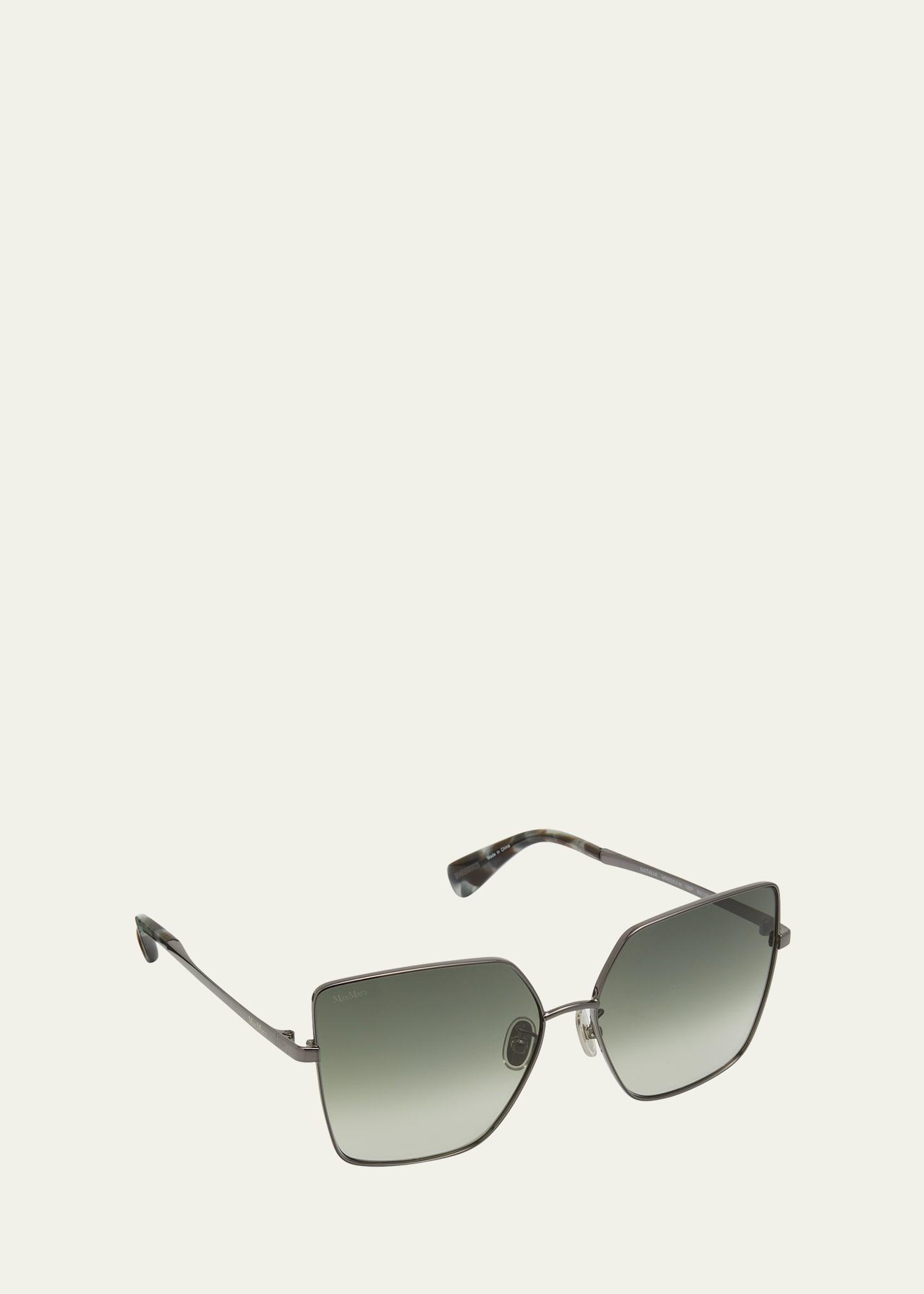 Tonal Metal Butterfly Sunglasses Product Image