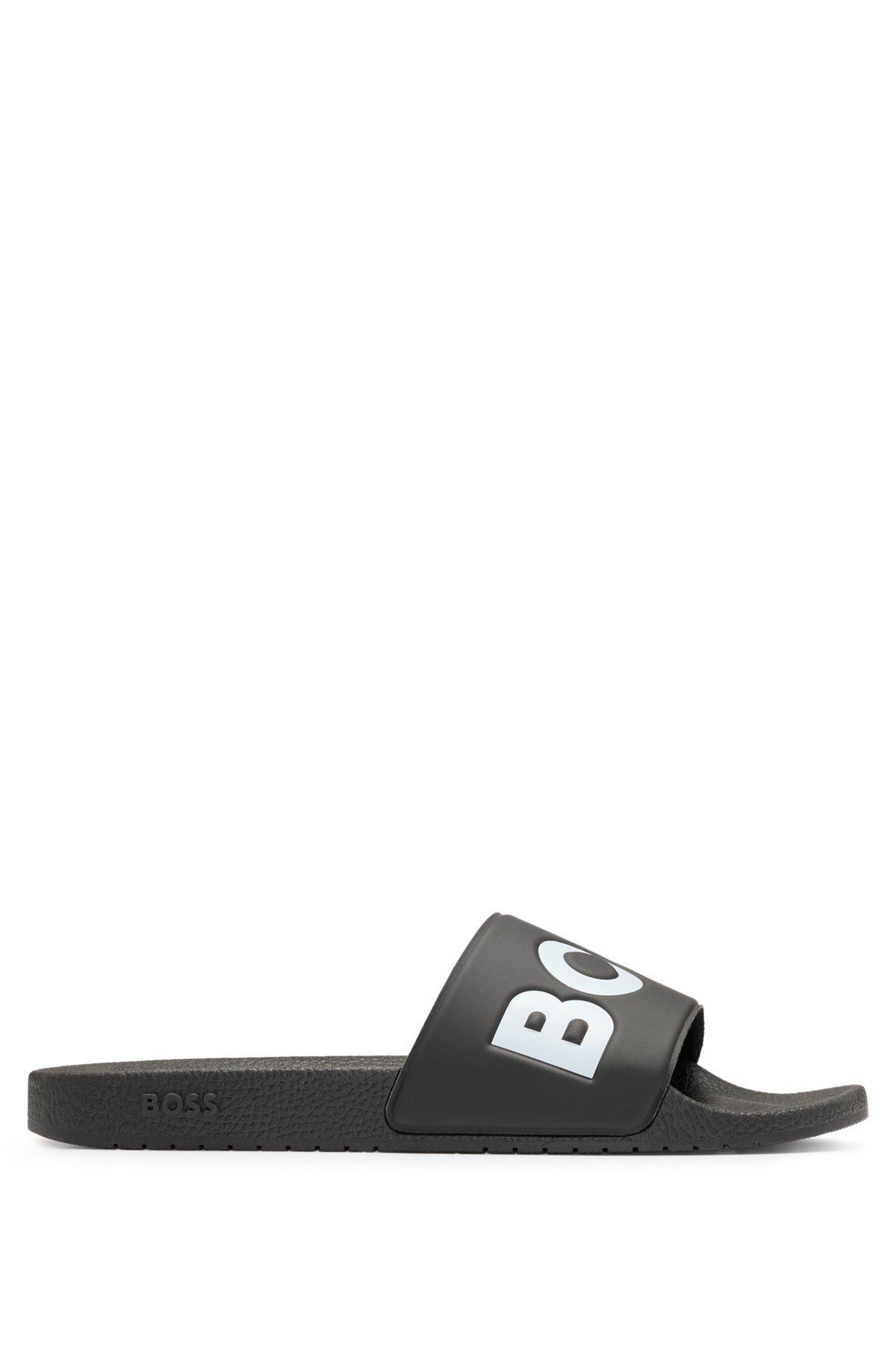 Italian-made slides with large logo detail Product Image