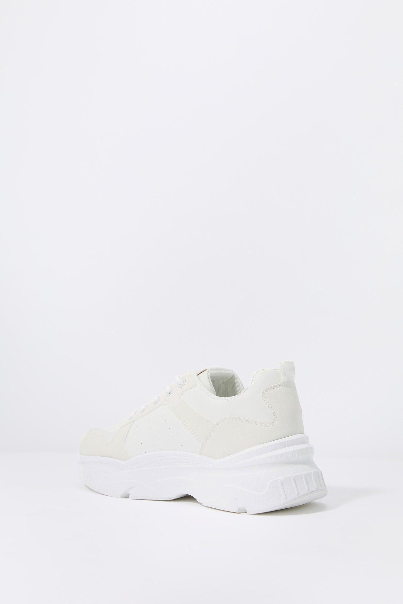 Faux Leather Lace-Up Chunky Sneaker Male Product Image