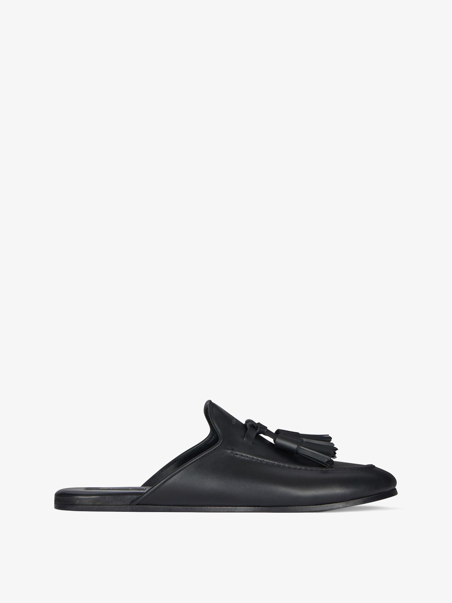 Mules in leather Product Image