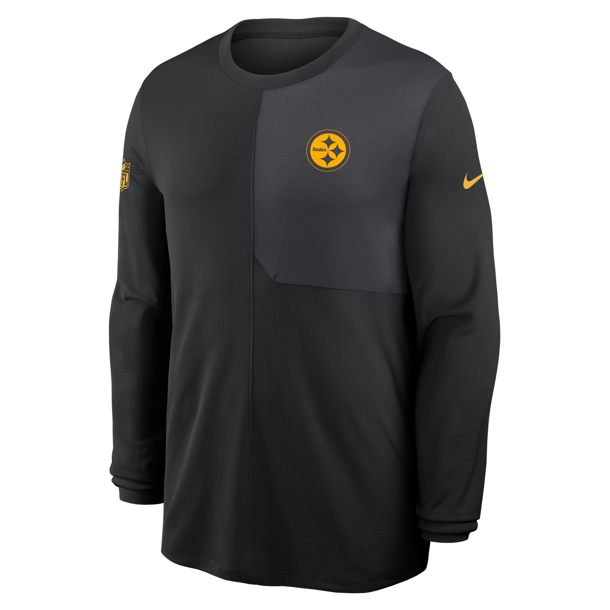 Pittsburgh Steelers Sideline Coach Nike Men's Dri-FIT NFL Long-Sleeve Top Product Image
