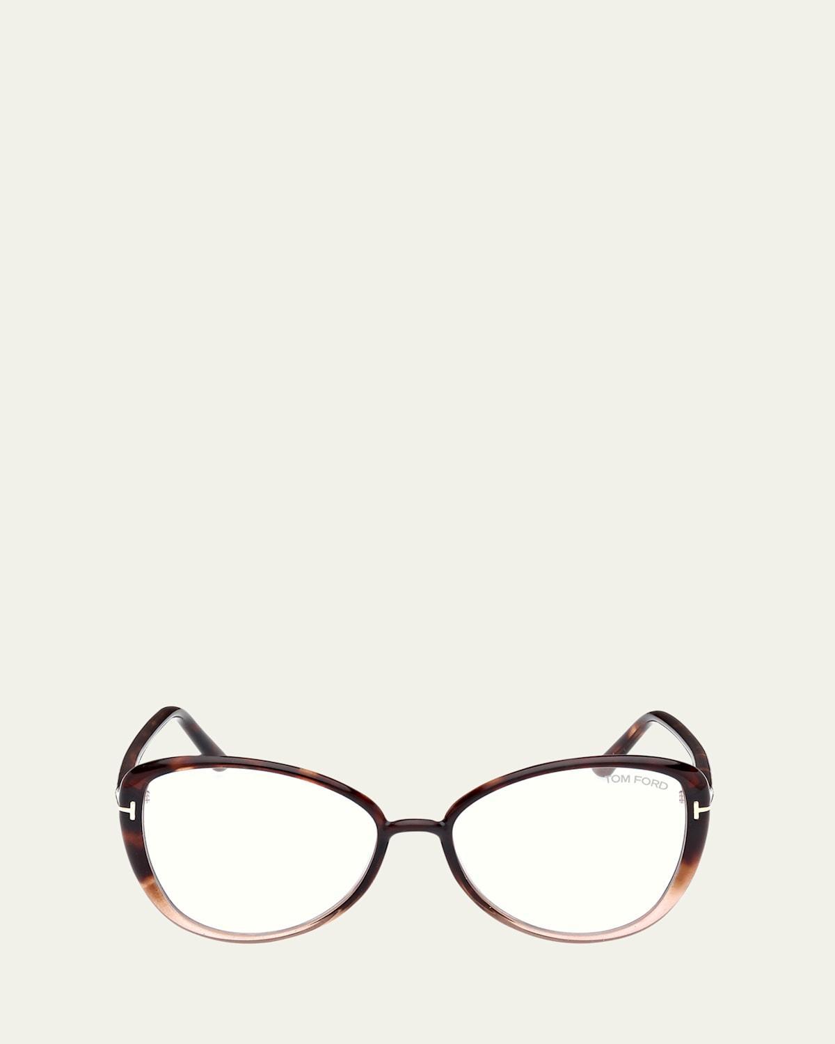 Womens 55MM Cat-Eye Eyeglasses Product Image