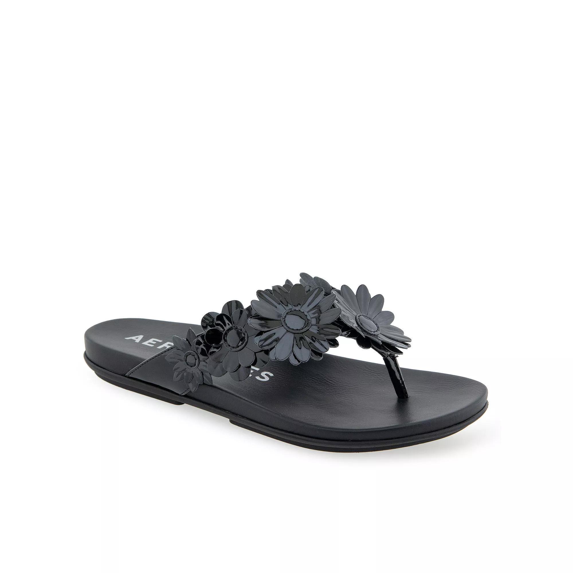 Aerosoles 3D Floral Overlay Womens Sandals Product Image