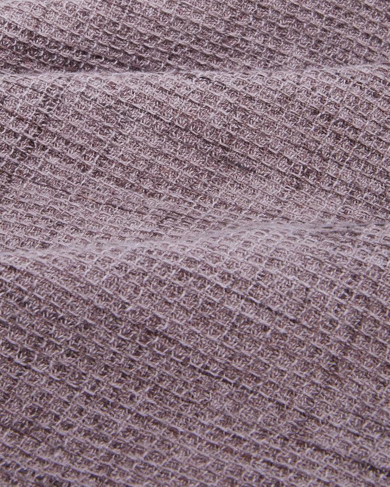 Pigment Dyed Waffle LS - Purple Product Image
