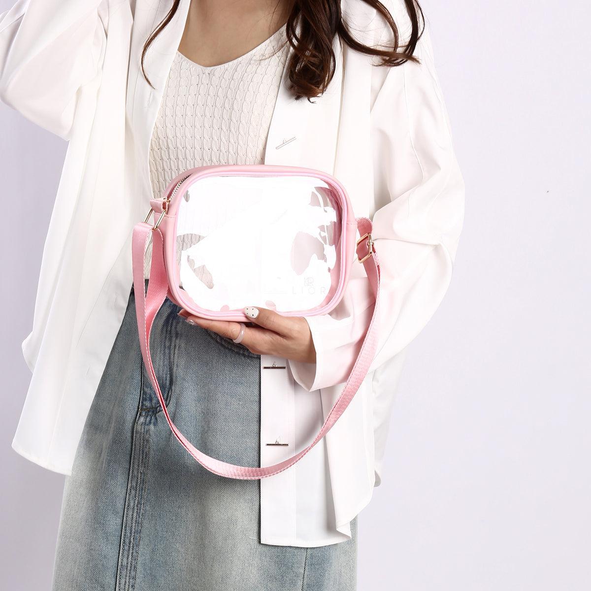 Lior Clear Bag Stadium Approved - Clear Crossbody Purse Bag, with Adjustable Shoulder Strap Product Image