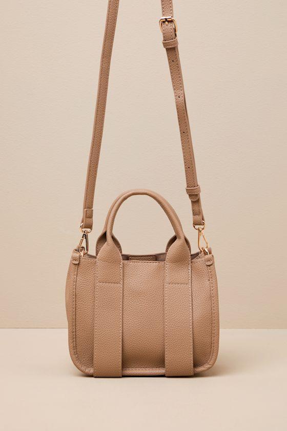 Briarlyn Tan Vegan Leather Crossbody Bag Product Image