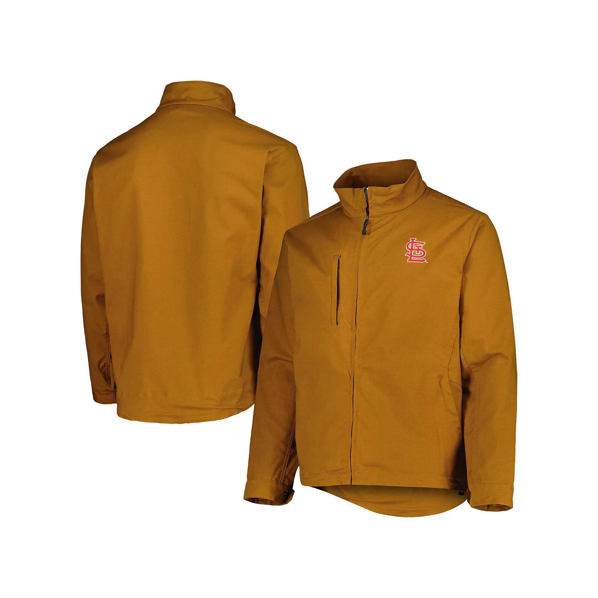 Men's Dunbrooke Tan St. Louis Cardinals Journey Tri-Blend Full-Zip Jacket, Size: XL, Team Product Image