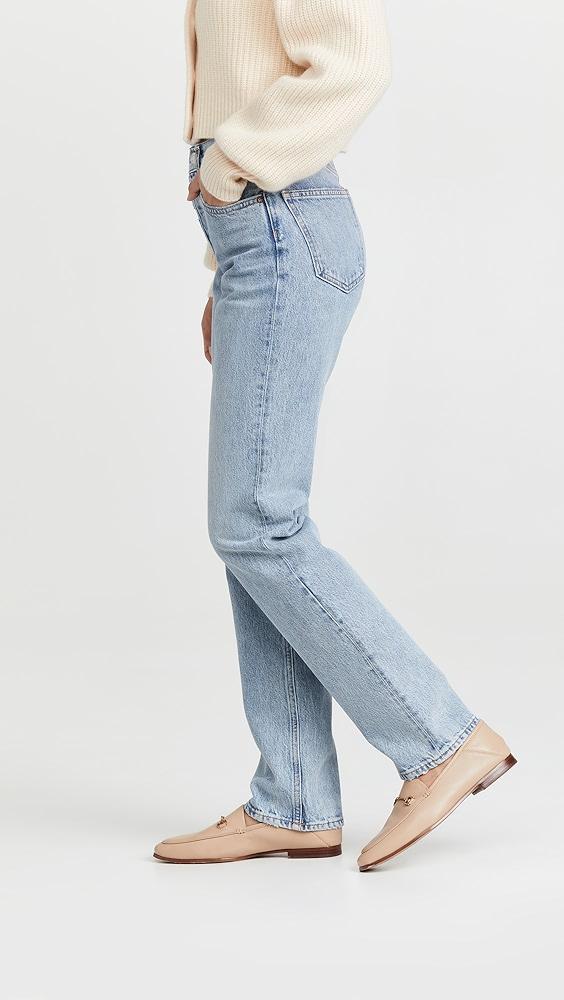 AGOLDE Lana Mid Rise Straight Jeans | Shopbop Product Image