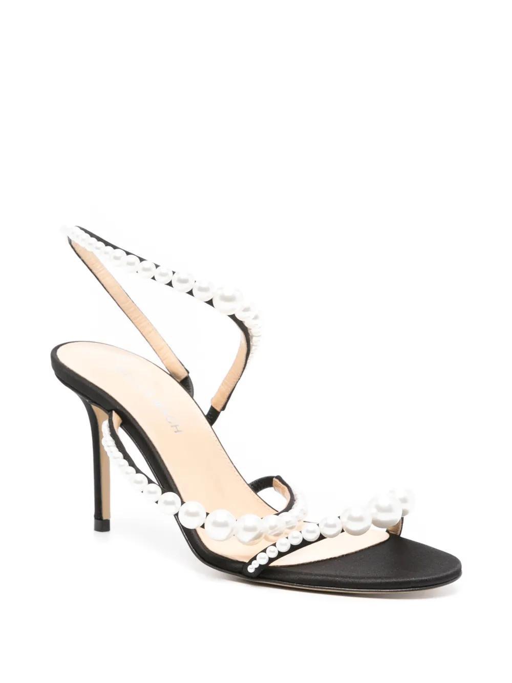 80mm faux-pearl sandals Product Image