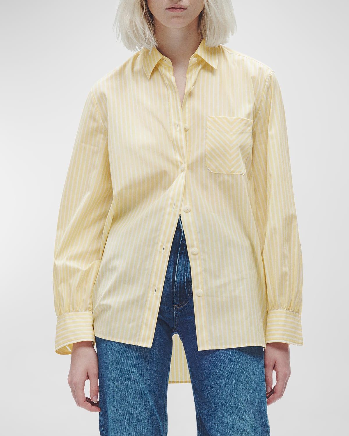 rag & bone Maxine Cotton Button Down Shirt Product Image