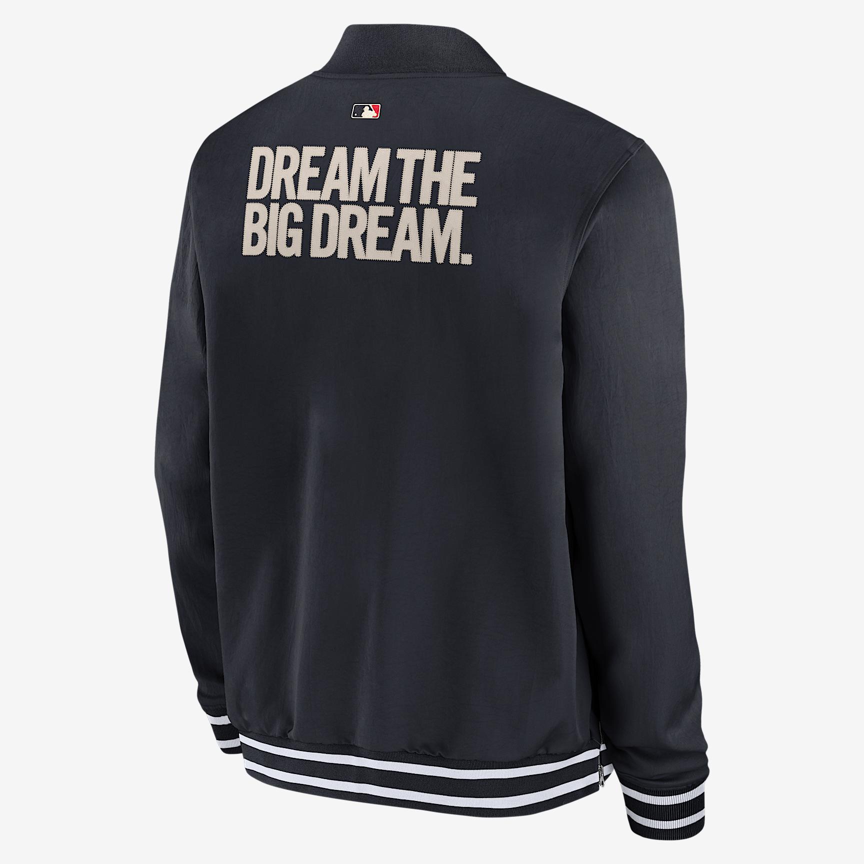Texas Rangers Authentic Collection City Connect Men's Nike MLB Full-Zip Bomber Jacket Product Image