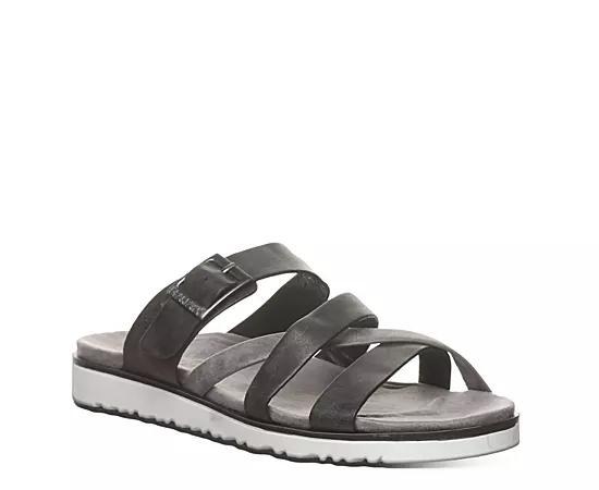 Bearpaw Rhodes Women's Strappy Slide Sandals, Size: 6, Black Product Image