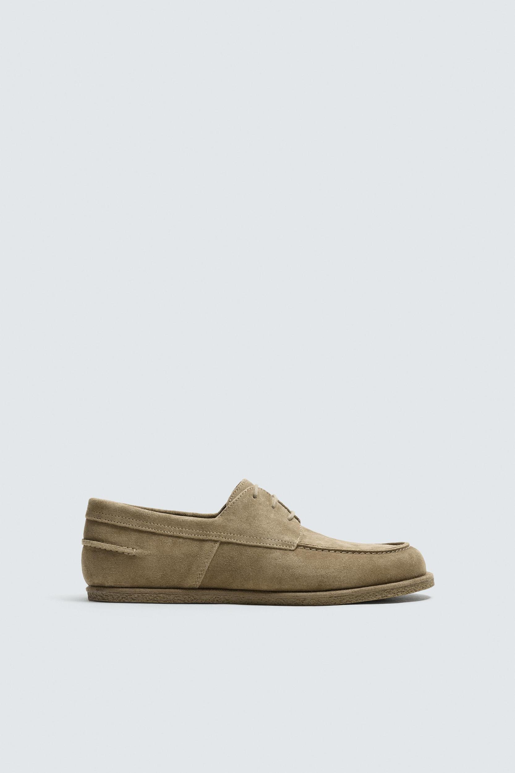 CASUAL LEATHER BOAT SHOES Product Image