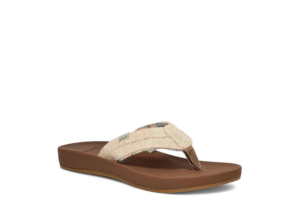 Sanuk Men's Cosmic Coast Hemp Flip Flop Sandal Product Image