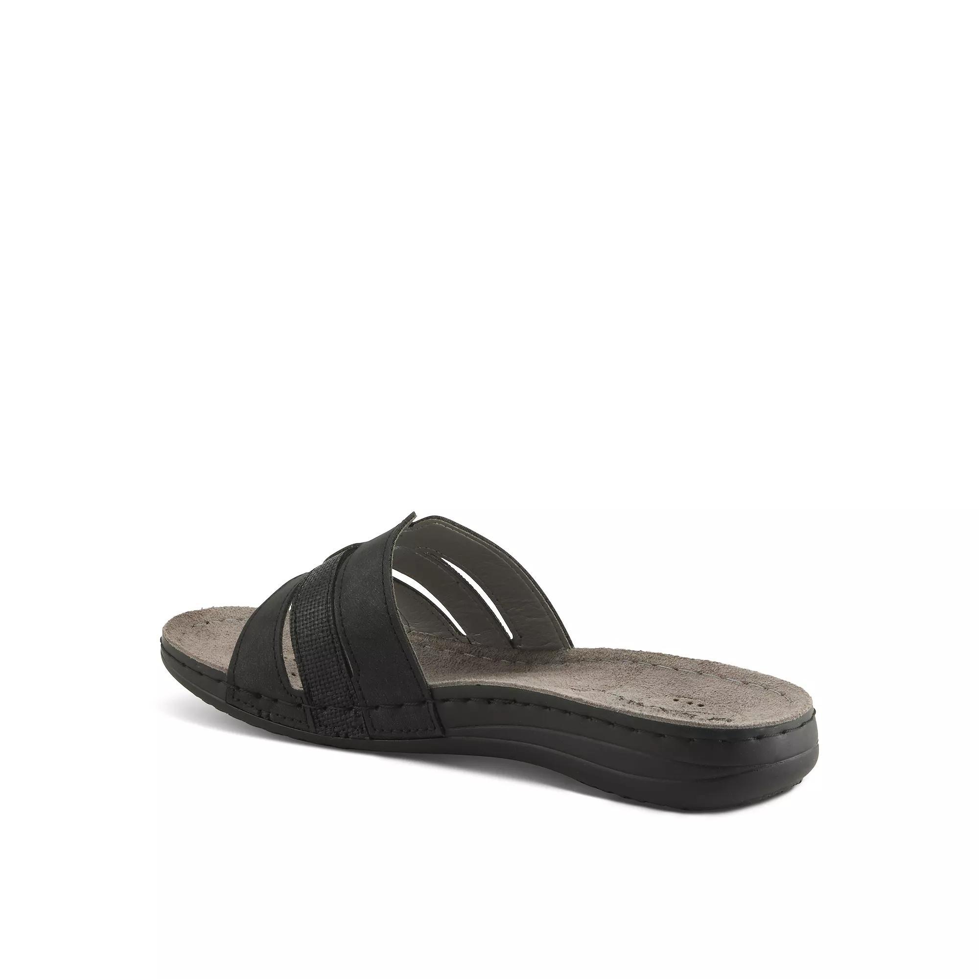 Flexus by Spring Step Tethys Women's Slides Sandals, Size: 40, Black Product Image