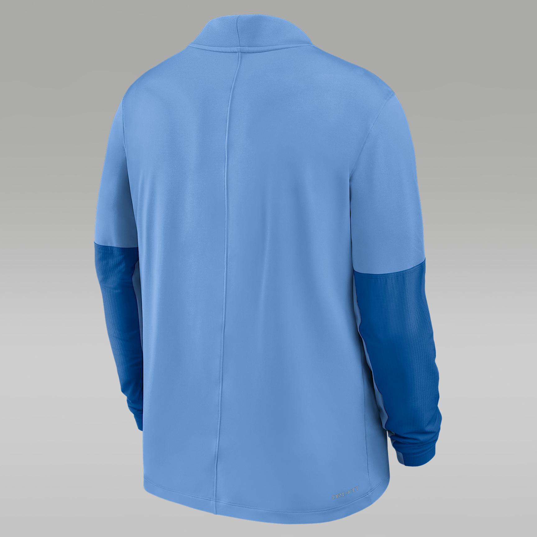 North Carolina Men's Jordan Brand Dri-FIT College 1/2-Zip Top Product Image