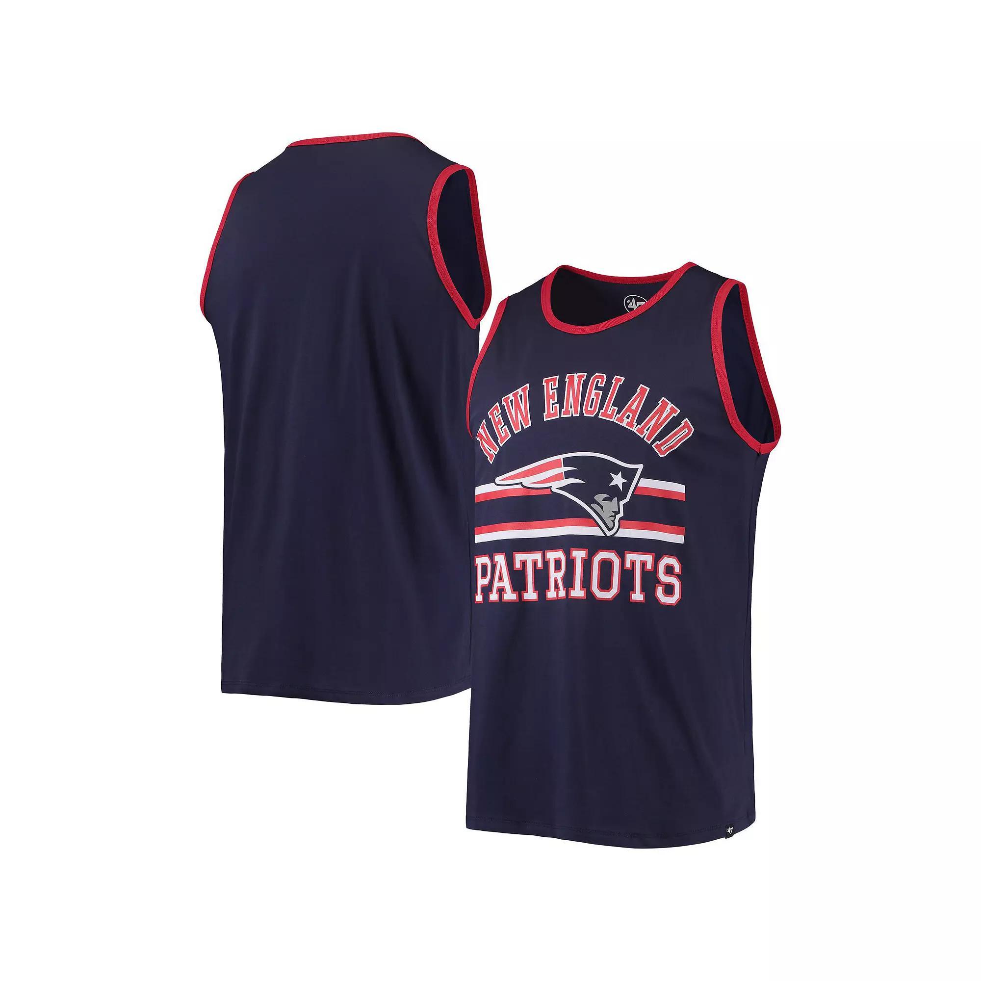 Mens 47 New England Patriots Edge Super Rival Tank Top Blue Product Image