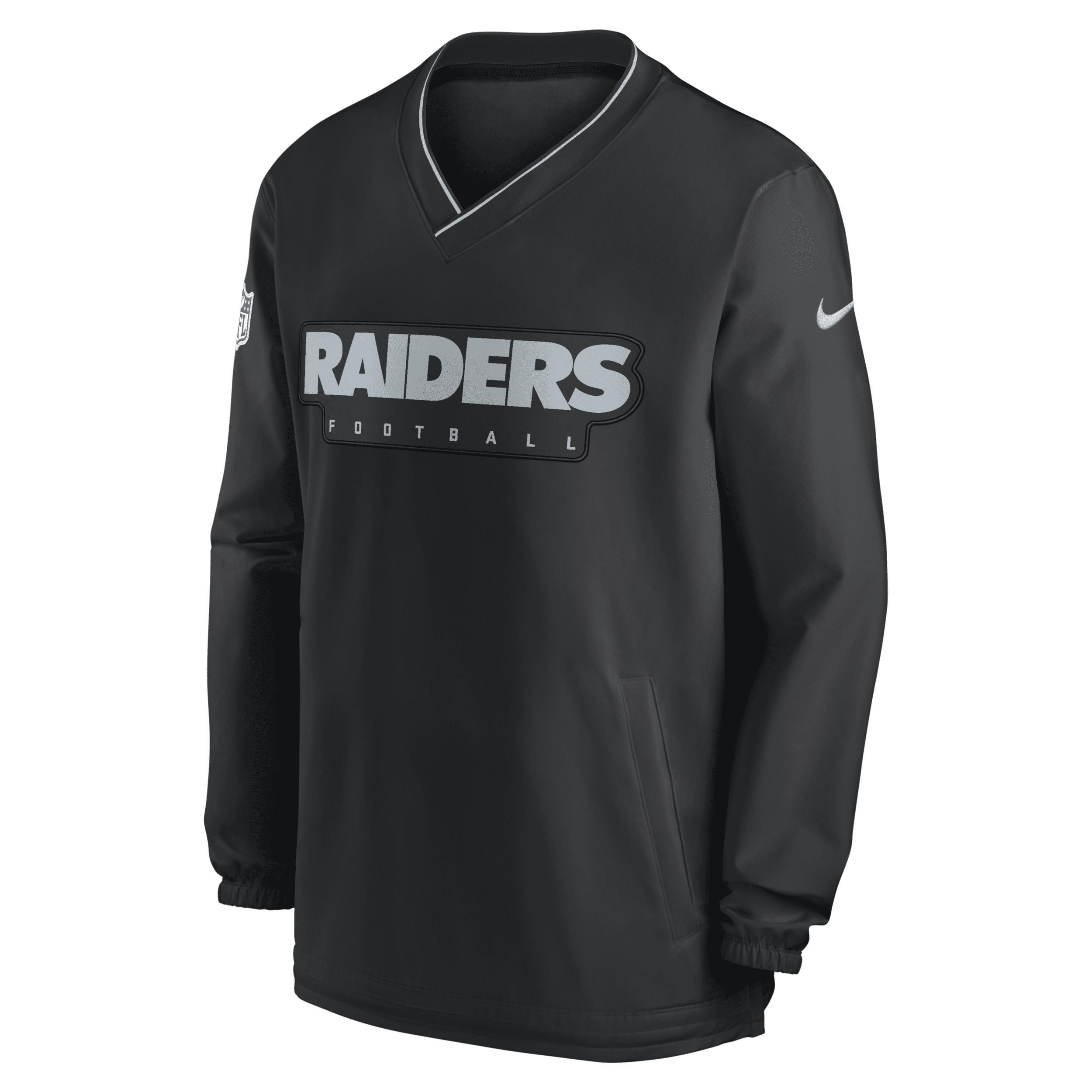 Las Vegas Raiders Sideline Nike Men's NFL Long-Sleeve Windshirt Product Image