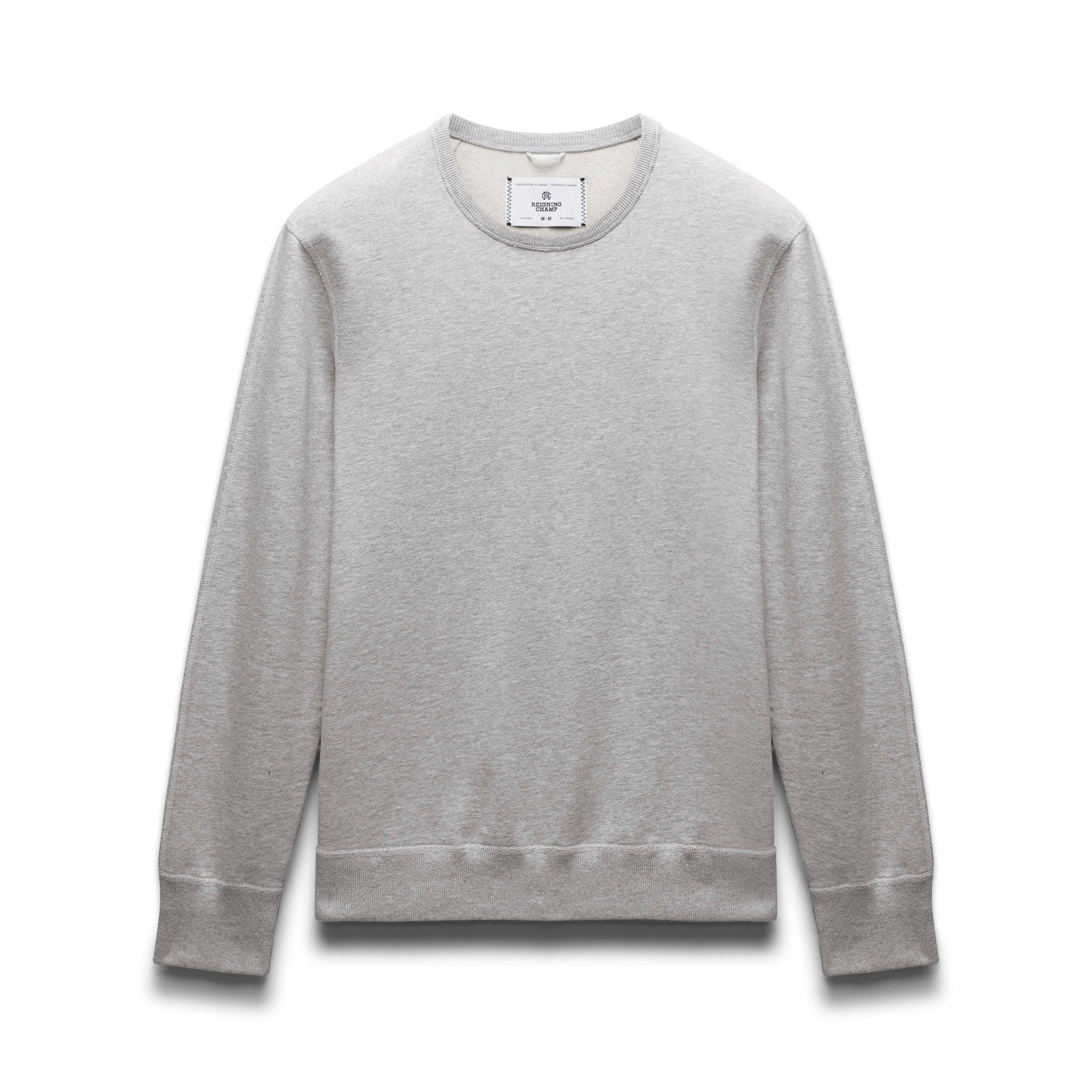Midweight Terry Slim Crewneck Male Product Image