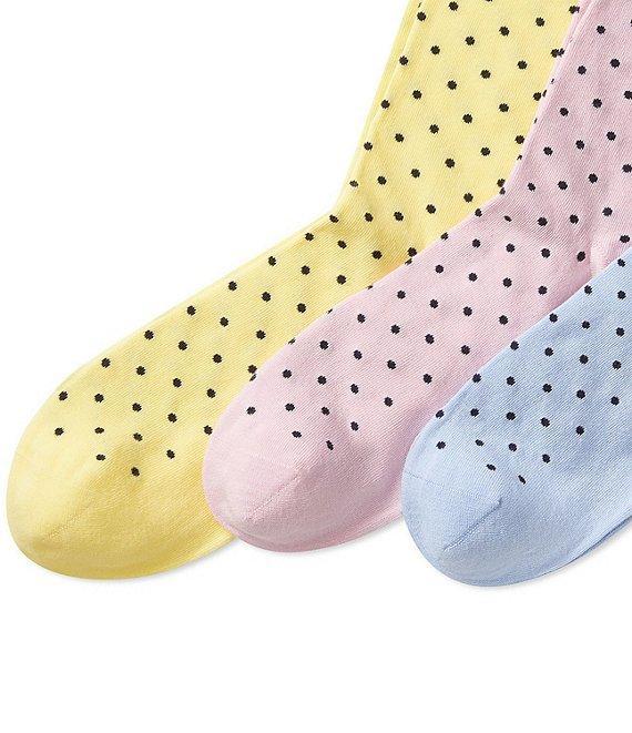 Polo Ralph Lauren Classic Dot Dress Socks 3-Pack Product Image